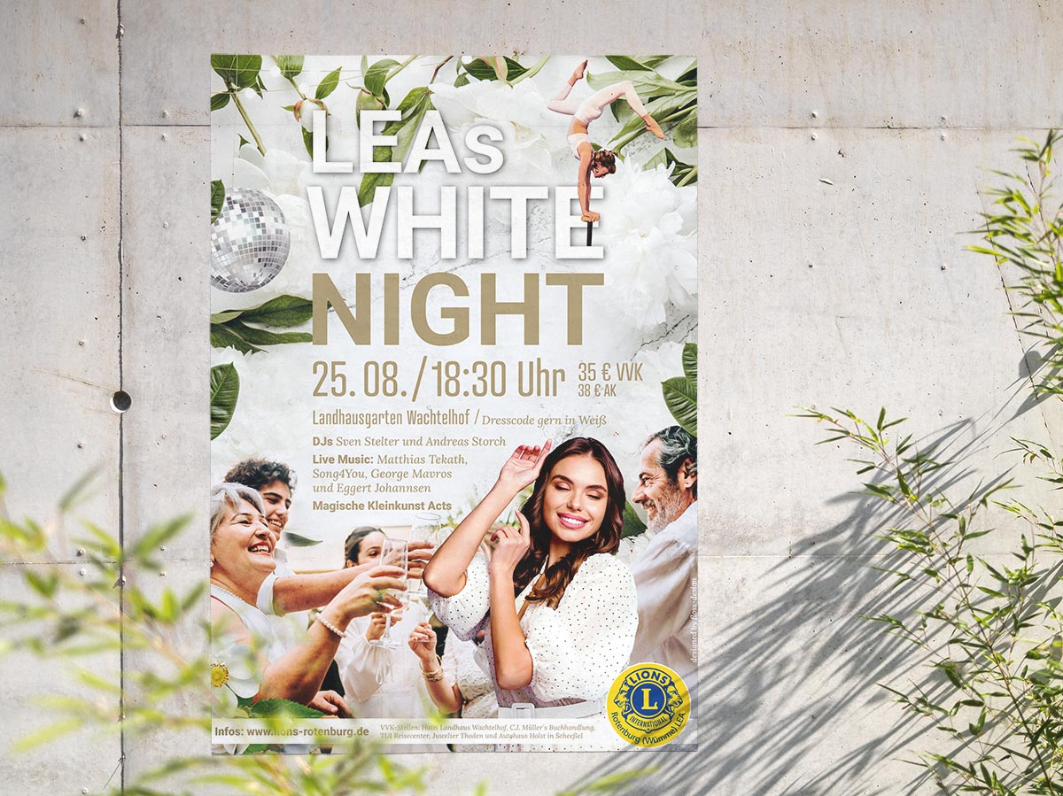 LEAs White Night Plakat