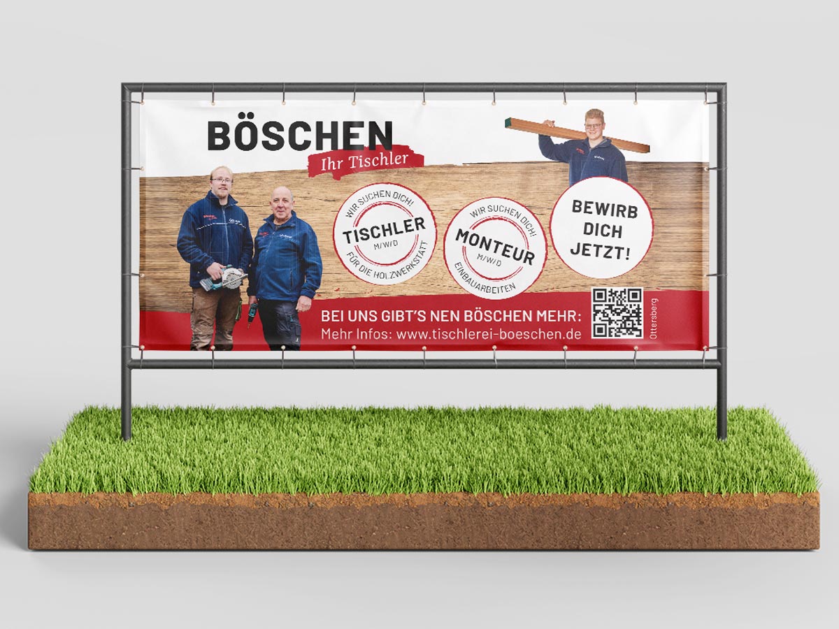 Bauzaun-Banner